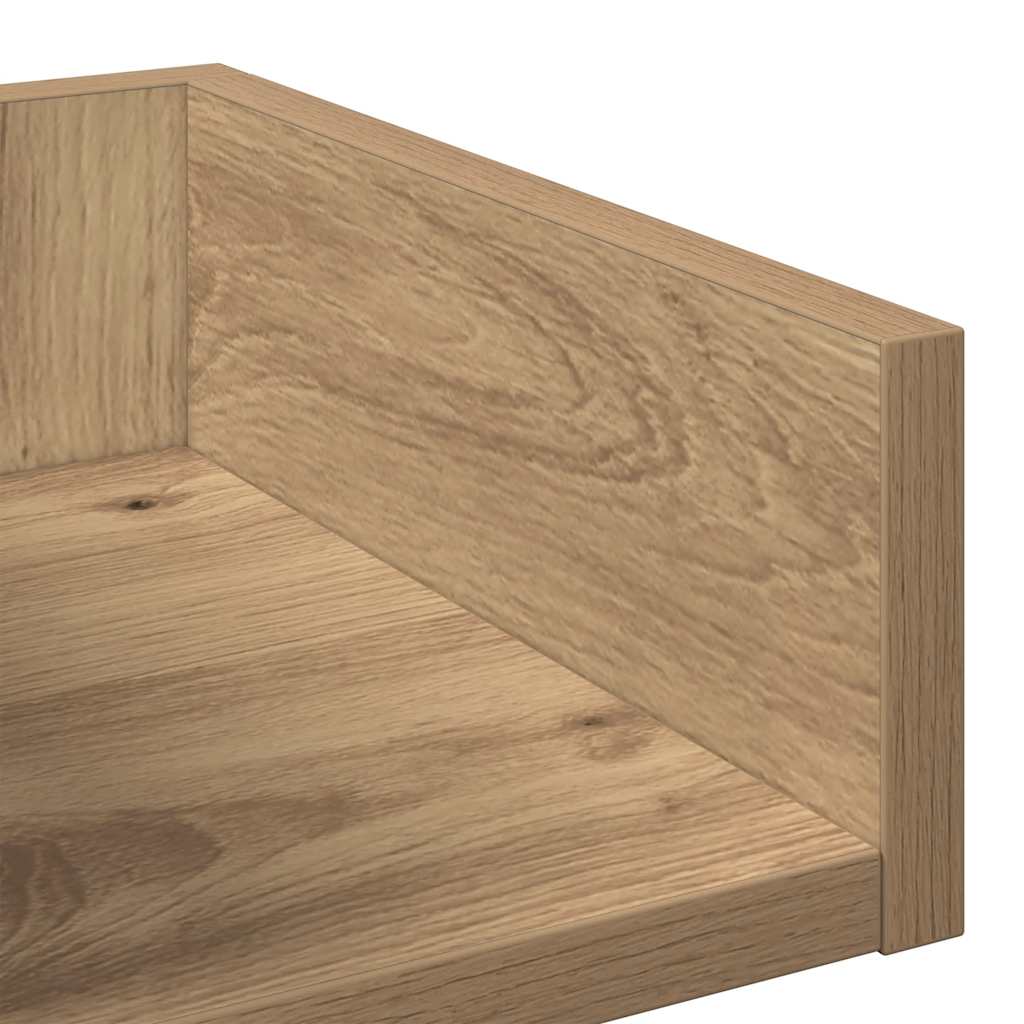 Book Cabinet Artisan Oak 48x25.5x140 cm Engineered Wood