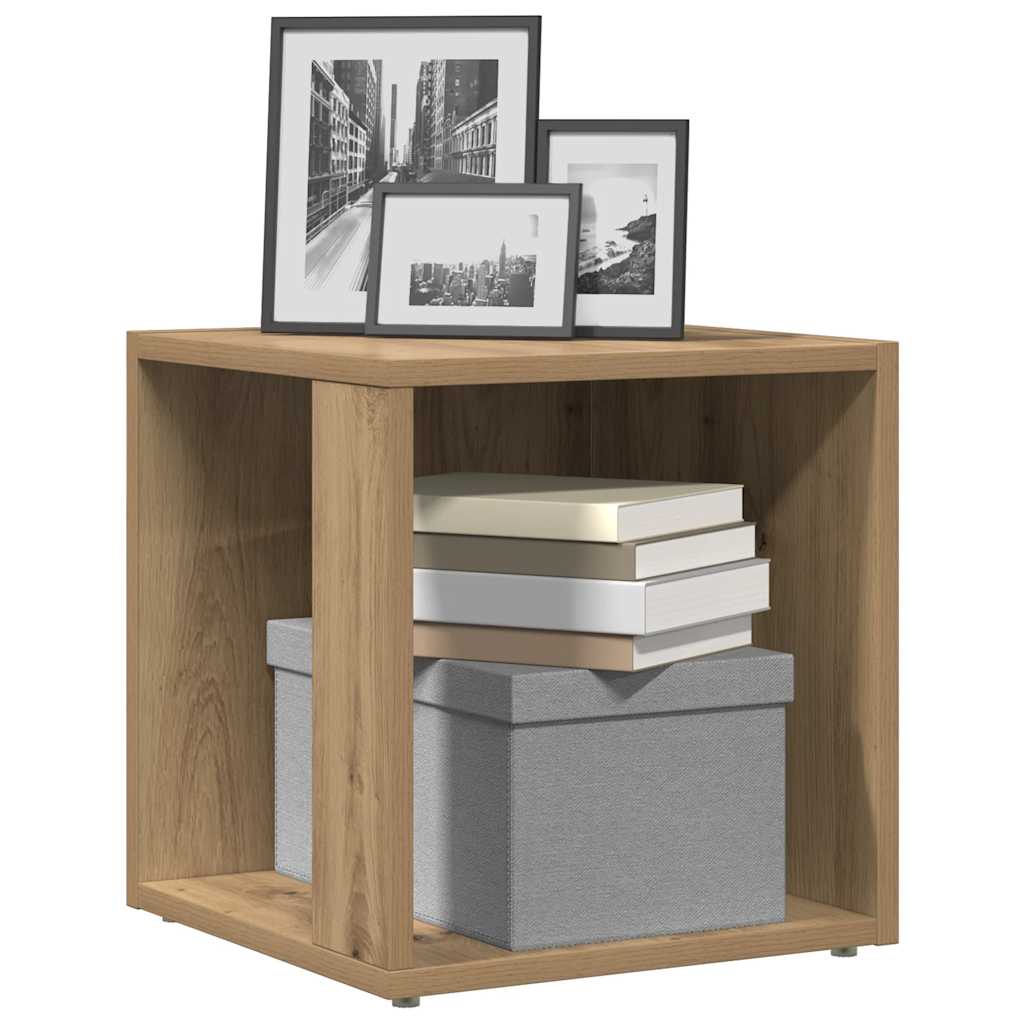 Side Table Artisan Oak 33x33x34 cm Engineered Wood