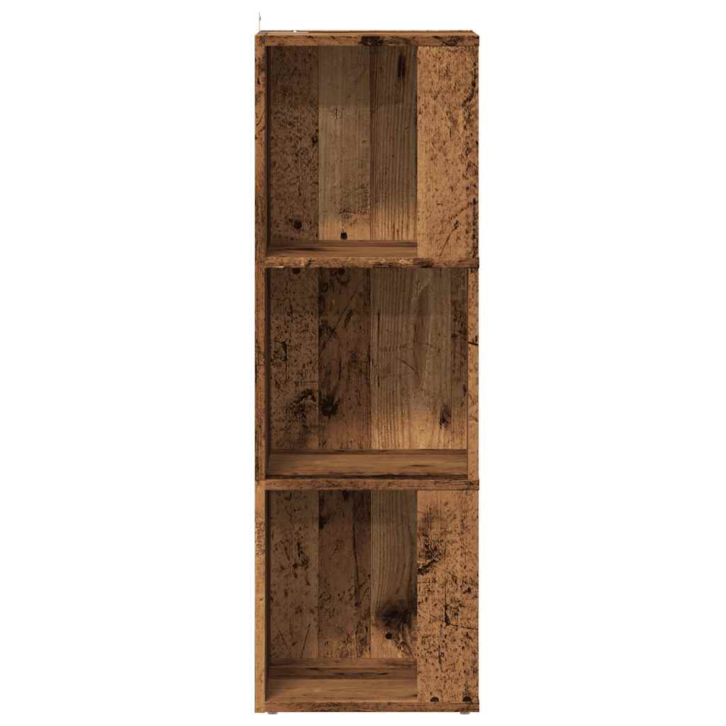 Corner Cabinet Old Wood 33x33x100 cm Engineered Wood