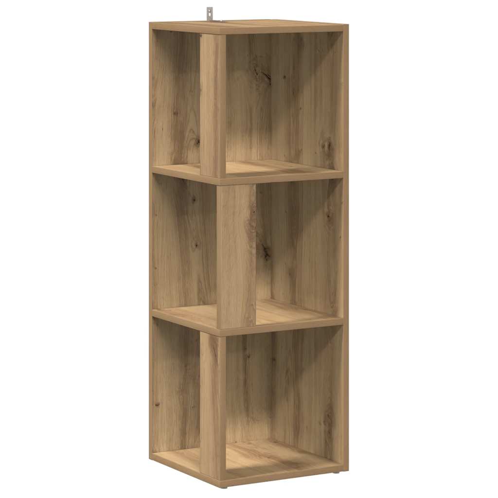 Corner Cabinet Artisan Oak 33x33x100 cm Engineered Wood