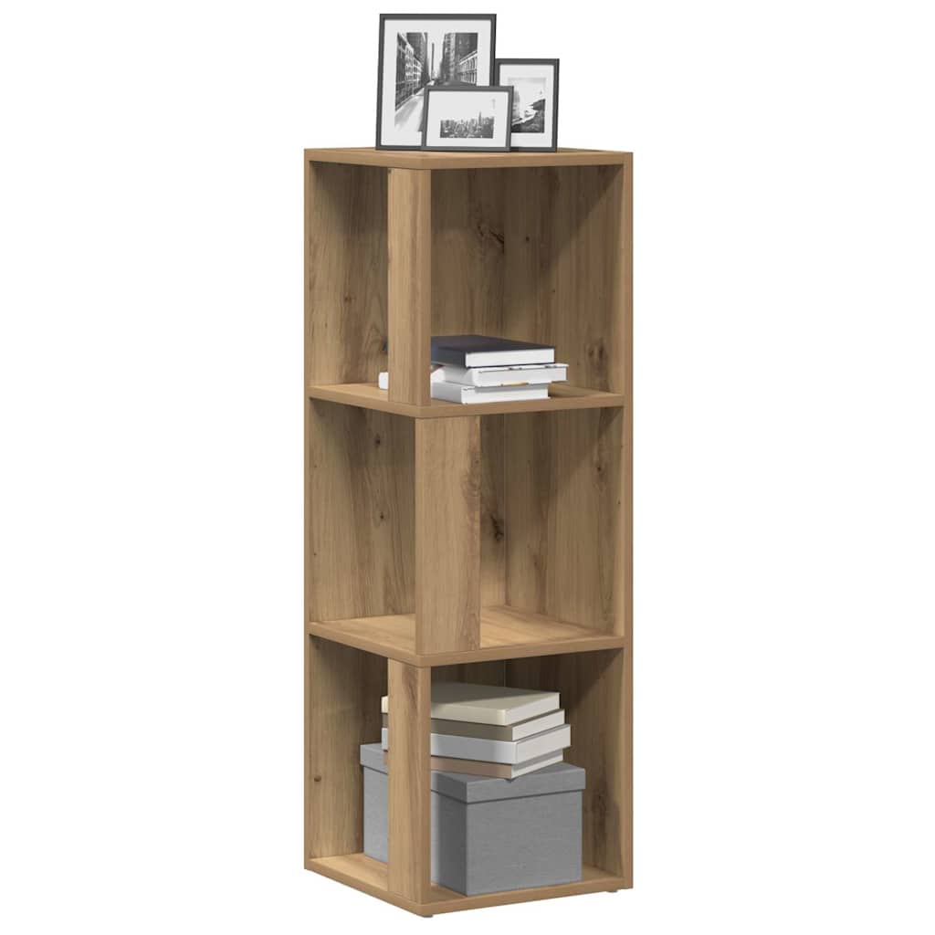 Corner Cabinet Artisan Oak 33x33x100 cm Engineered Wood