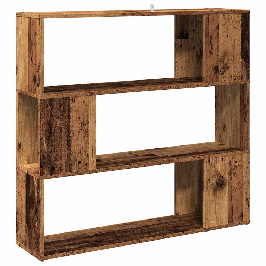 Book Cabinet/Room Divider Old Wood 100x24x94 cm
