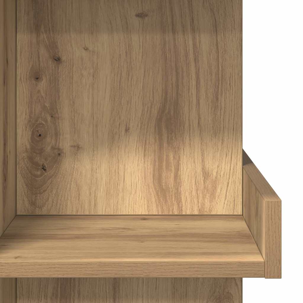 Bar Table with Storage Rack Artisan Oak 100x48x101.5 cm