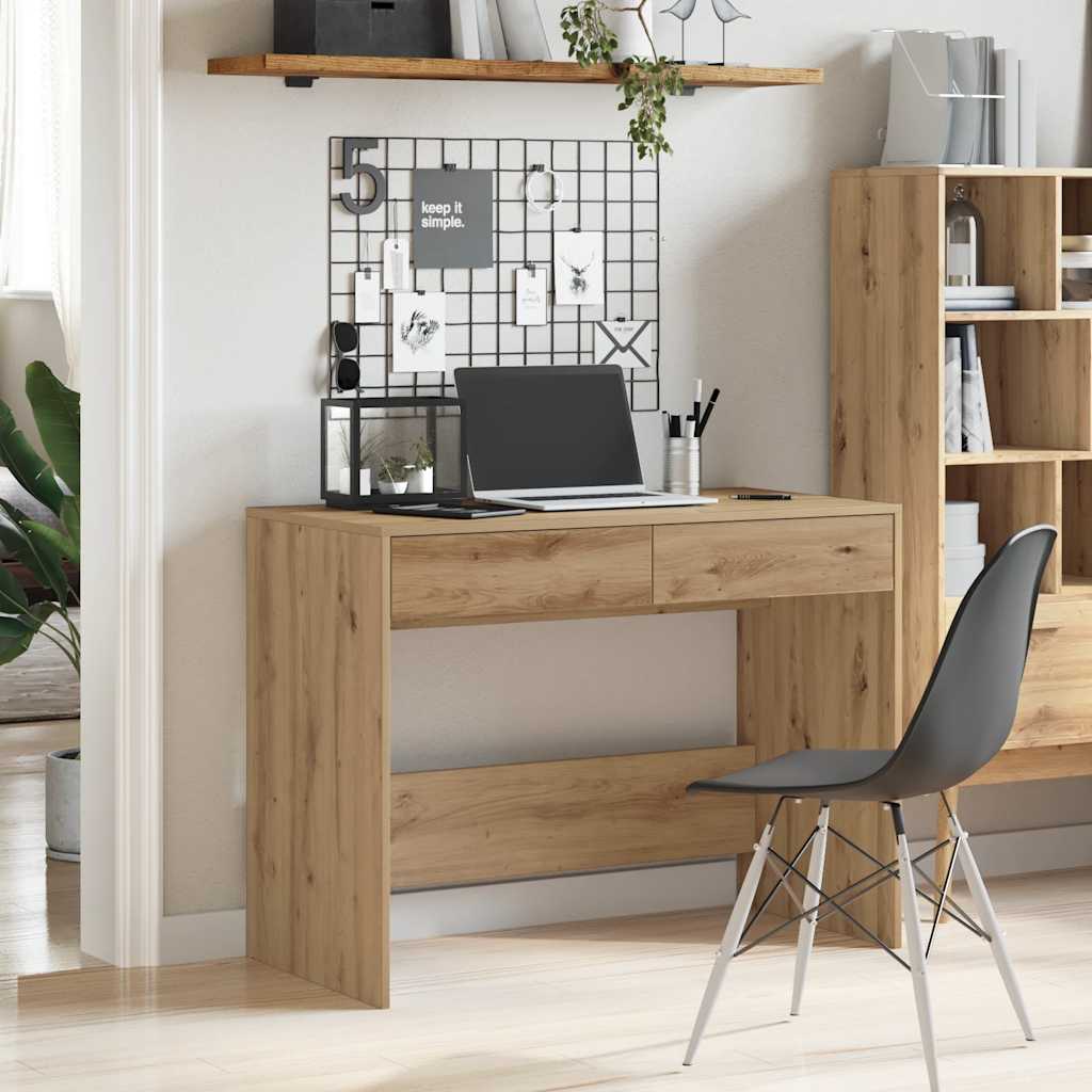 Desk Artisan Oak 101x50x76.5 cm Engineered Wood