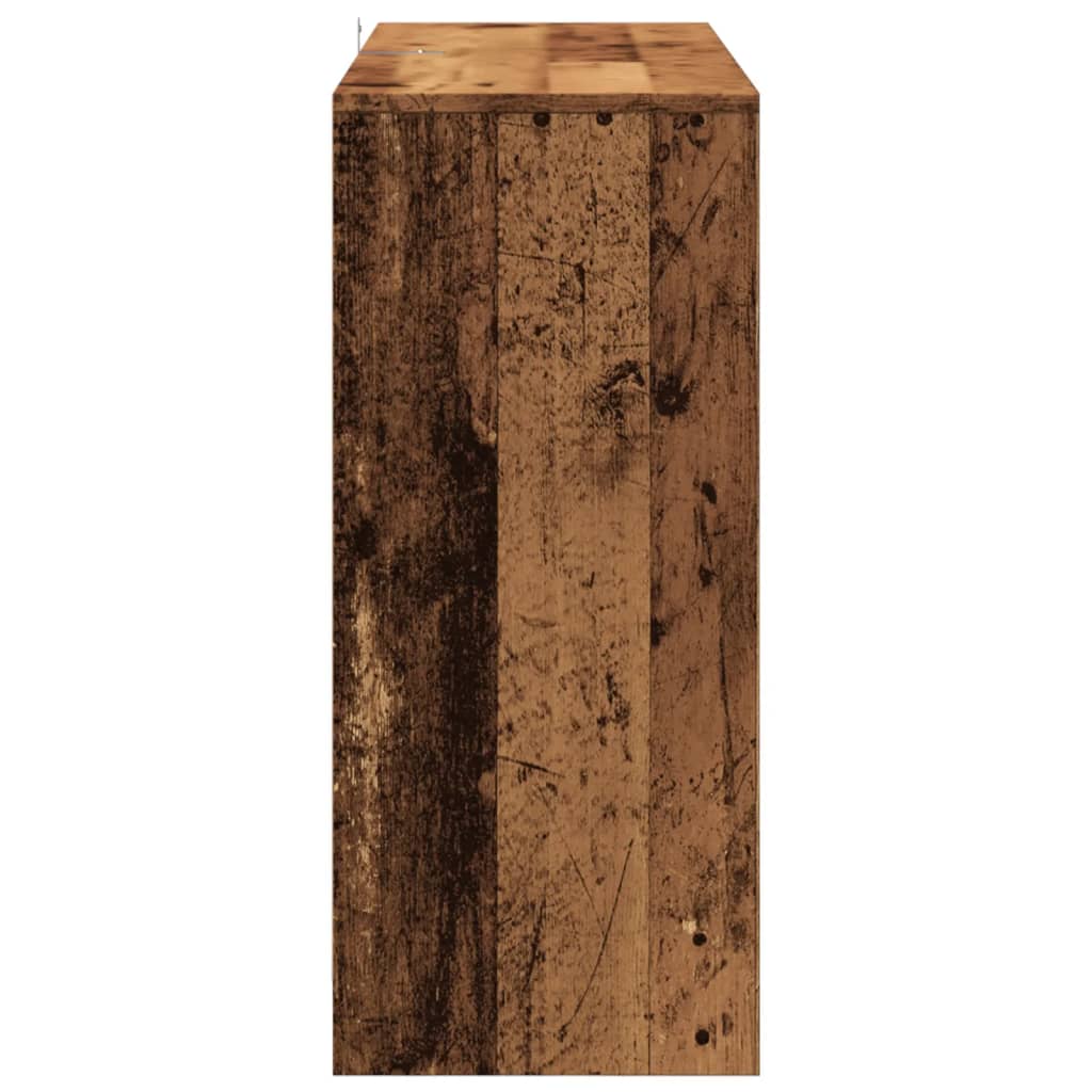 Sideboard Old Wood 102x33x75 cm Engineered Wood