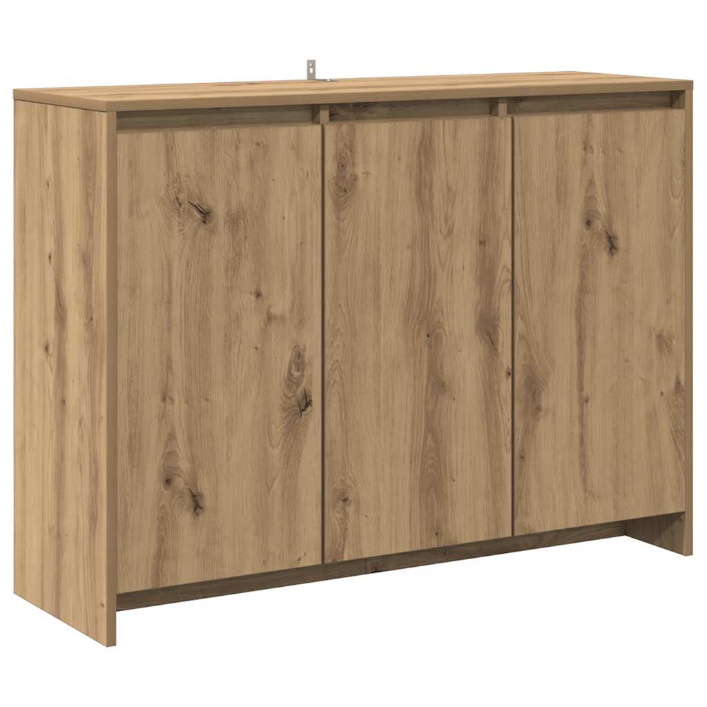 Sideboard Artisan Oak 102x33x75 cm Engineered Wood