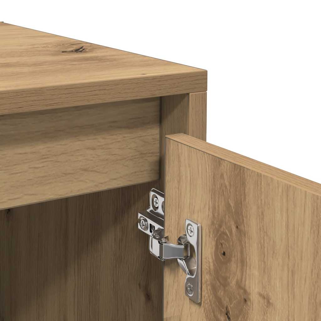 Sideboard Artisan Oak 102x33x75 cm Engineered Wood