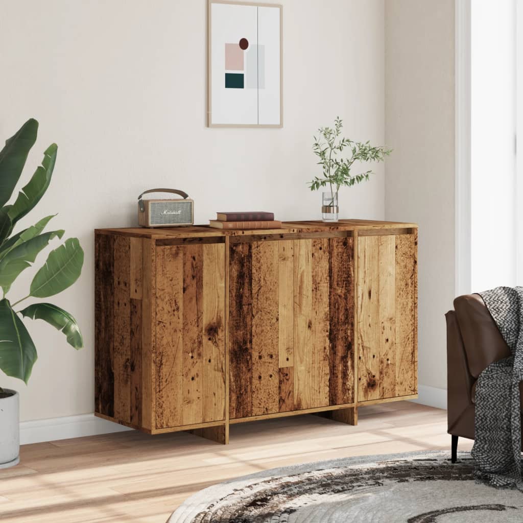 Sideboard Old Wood 120x41x75 cm Engineered Wood
