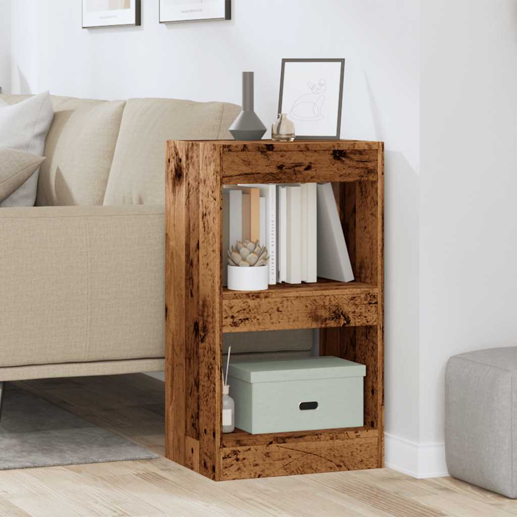 Book Cabinet/Room Divider Old Wood 40x30x72 cm