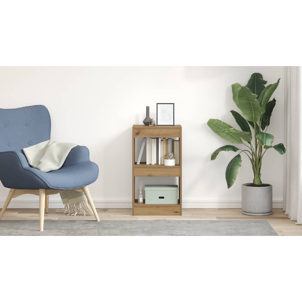 Book Cabinet/Room Divider Artisan Oak 40x30x72 cm