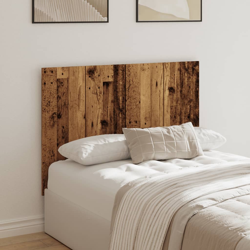 Bed Headboard Old Wood 120x1.5x80 cm Engineered Wood