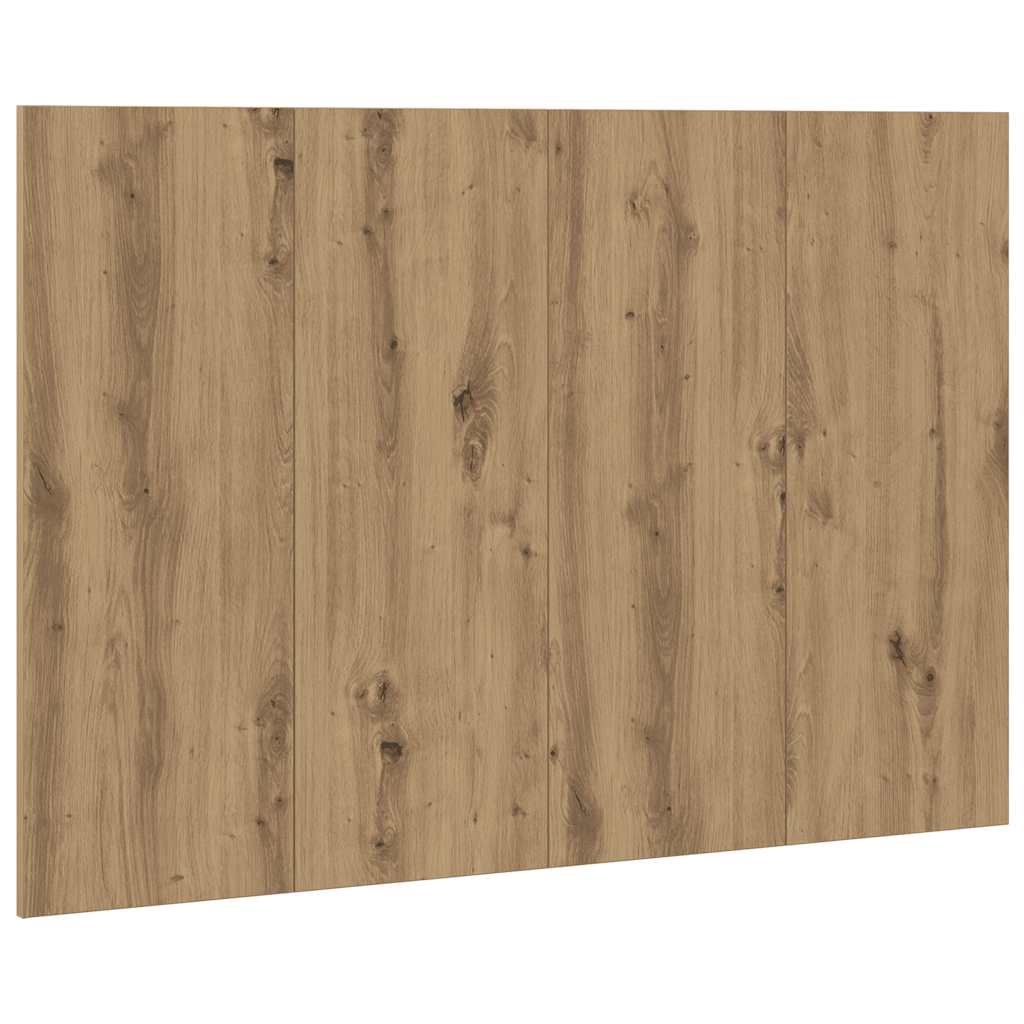 Bed Headboard Artisan Oak 120x1.5x80 cm Engineered Wood
