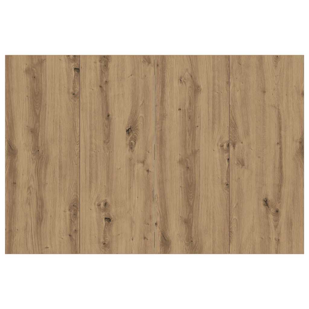 Bed Headboard Artisan Oak 120x1.5x80 cm Engineered Wood