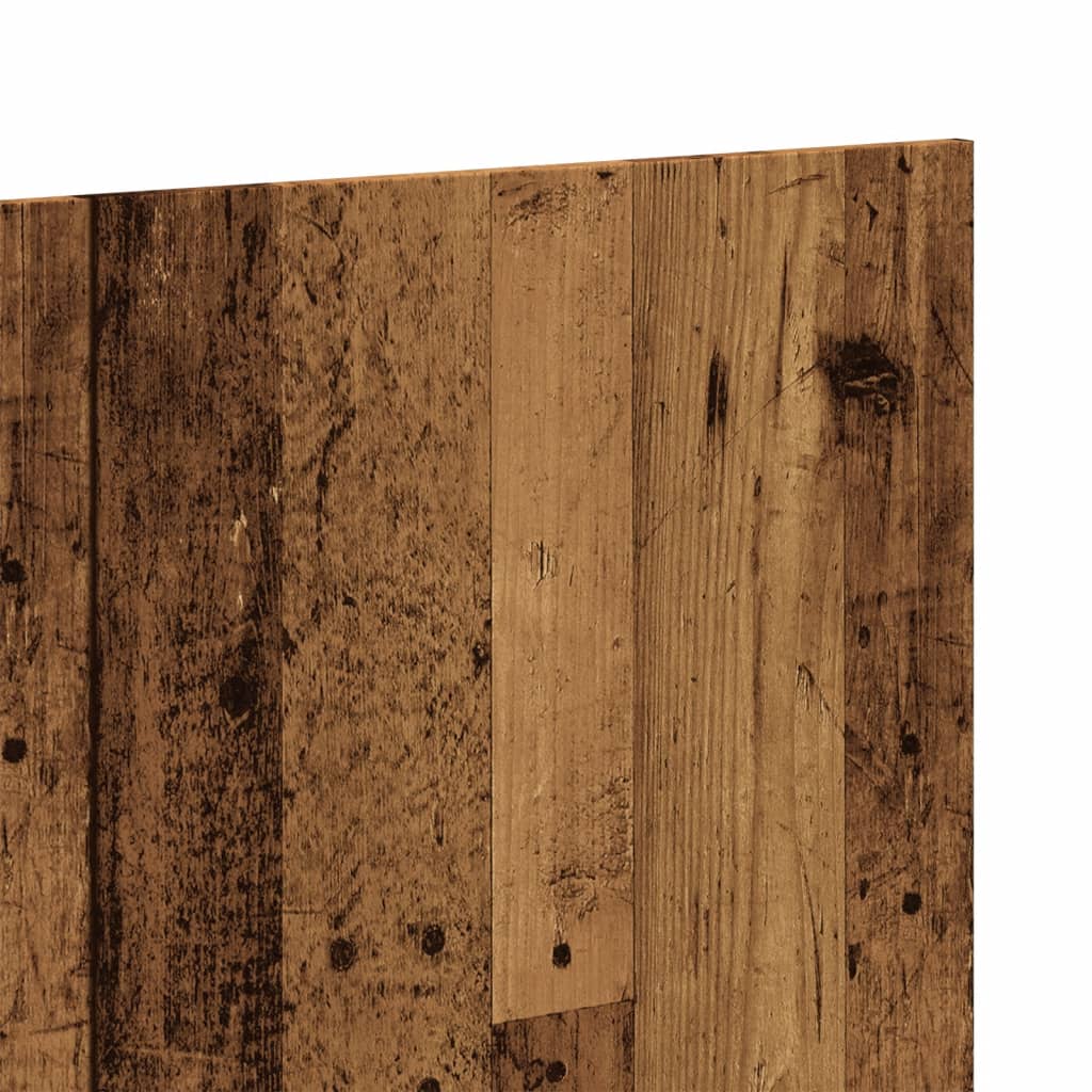 Bed Headboard Old Wood 200x1.5x80 cm Engineered Wood