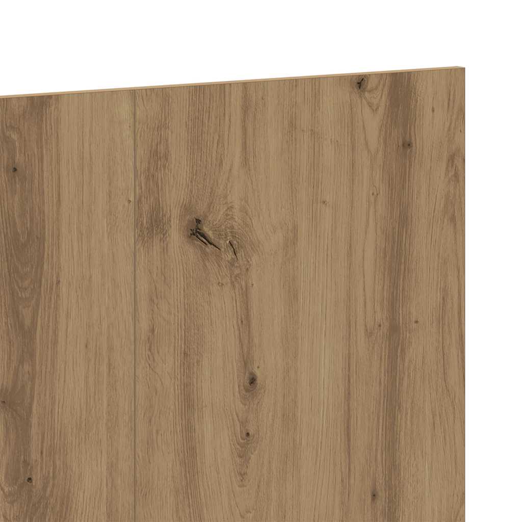 Bed Headboard Artisan Oak 200x1.5x80 cm Engineered Wood