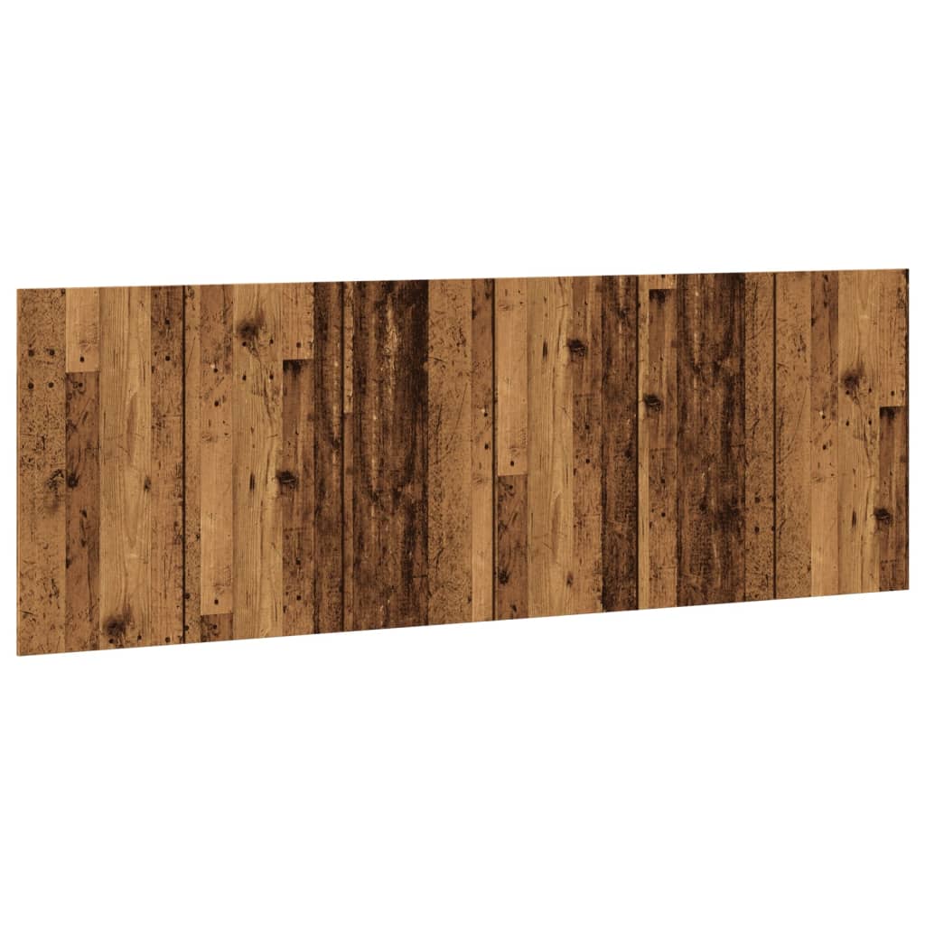 Wall Headboard Old Wood 240x1.5x80 cm Engineered Wood