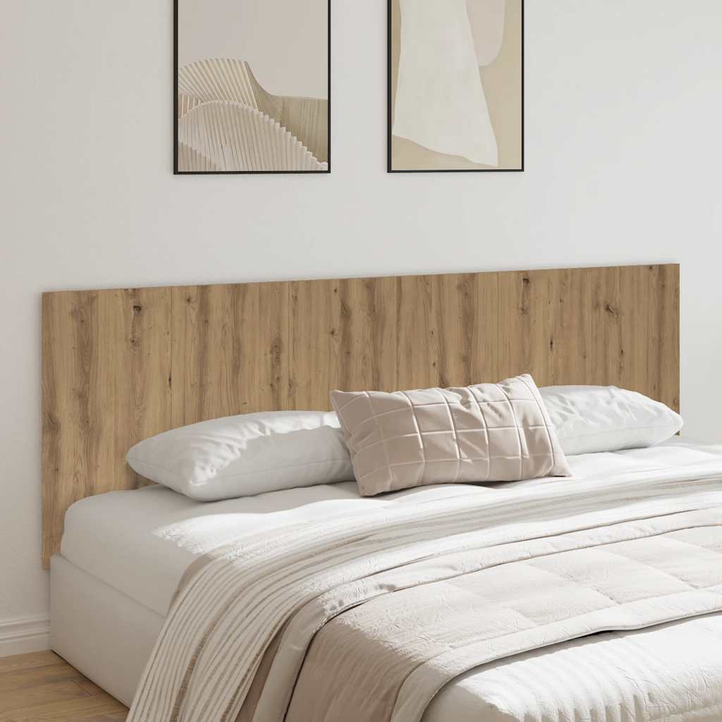Wall Headboard Artisian Oak 240x1.5x80 cm Engineered Wood