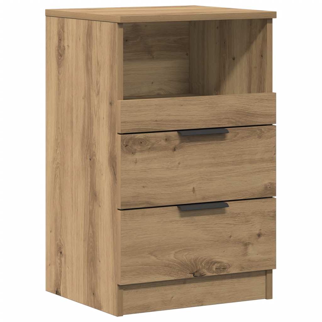 Bedside Cabinet Artisan Oak 40x36x65 cm Engineered Wood