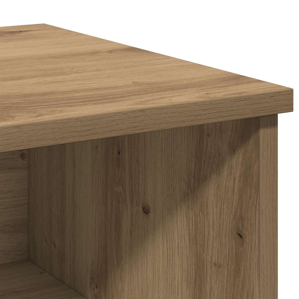 Bedside Cabinet Artisan Oak 40x36x65 cm Engineered Wood
