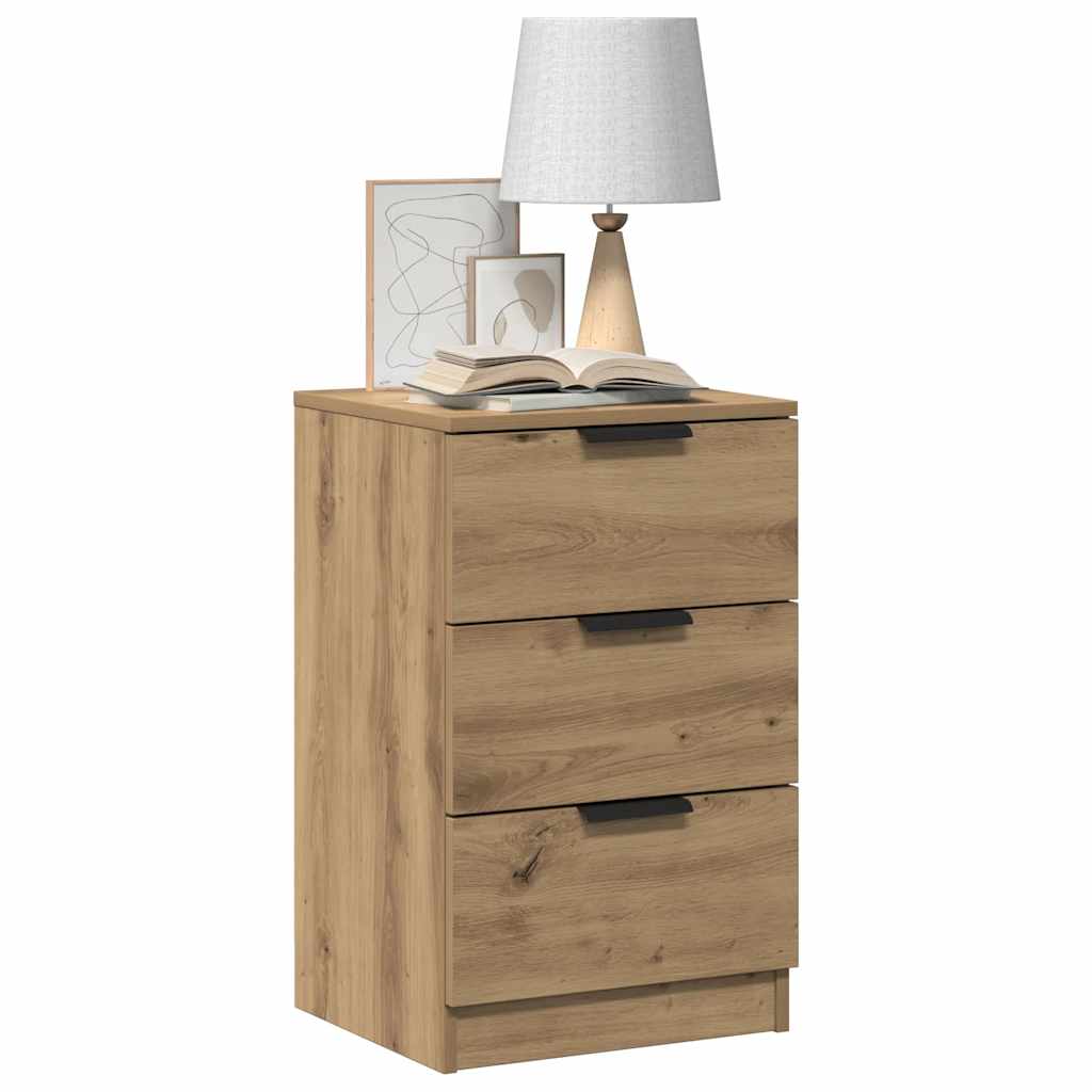 Bedside Cabinet Artisan Oak 40x36x65 cm Engineered Wood