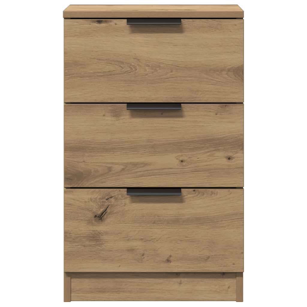 Bedside Cabinet Artisan Oak 40x36x65 cm Engineered Wood