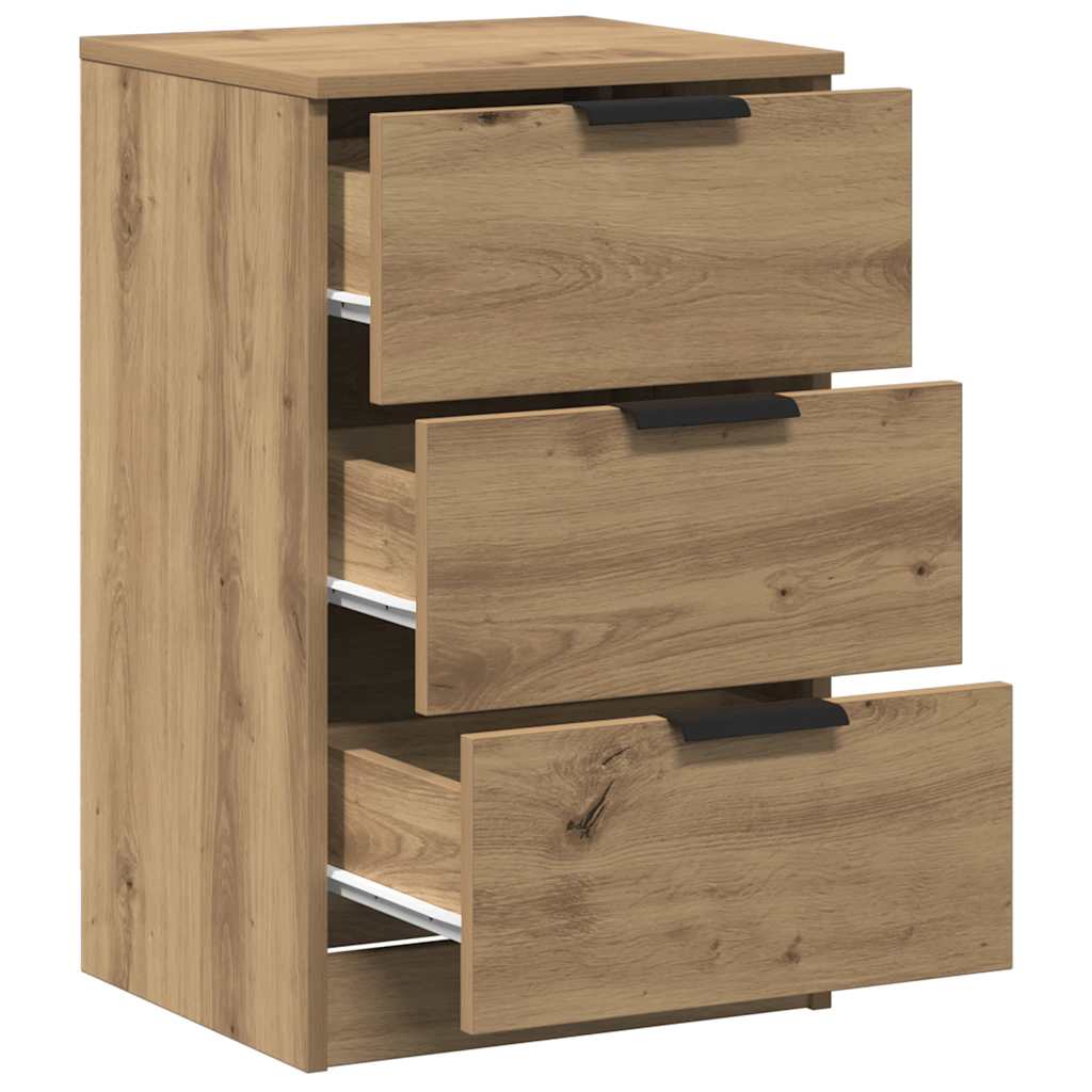 Bedside Cabinets 2 pcs Artisan Oak 40x36x65 cm Engineered Wood