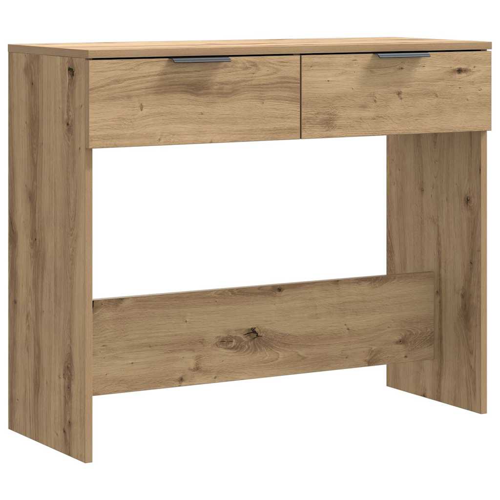 Console Table Artisan Oak 90x36x75 cm Engineered Wood