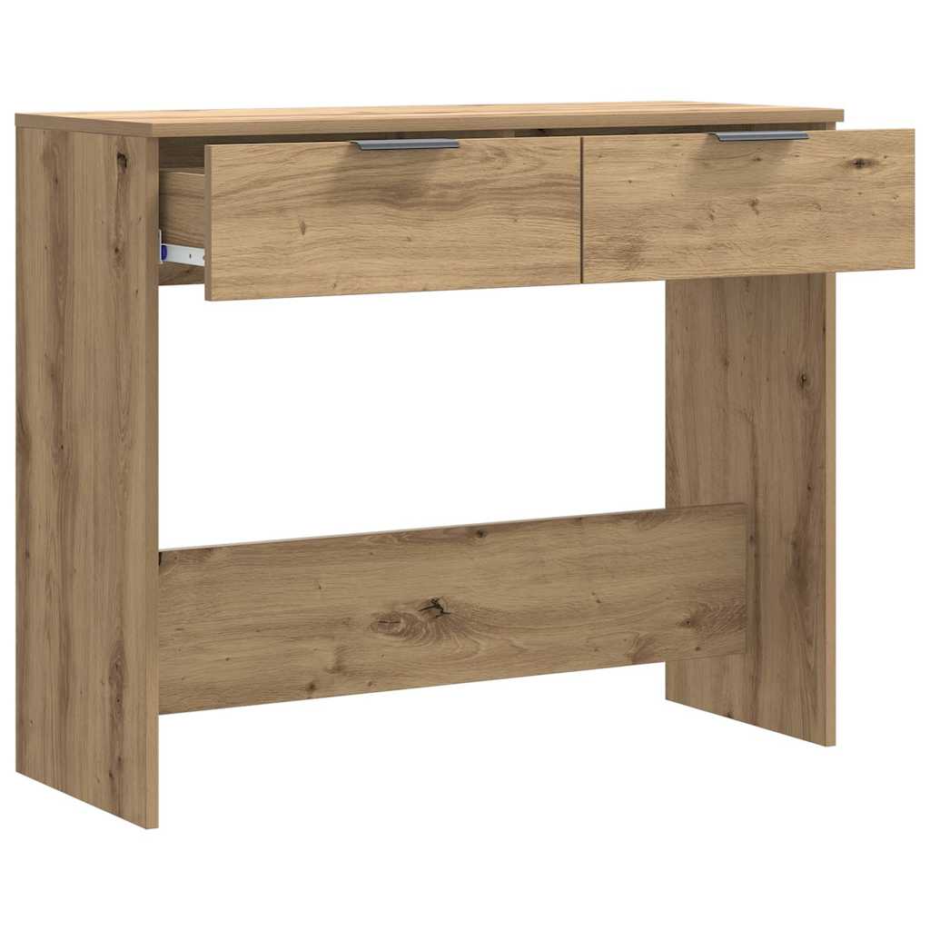 Console Table Artisan Oak 90x36x75 cm Engineered Wood