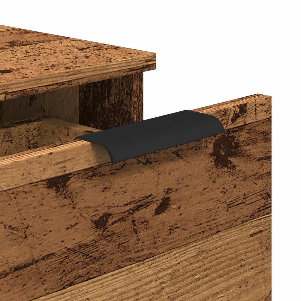 Sideboards 2 pcs Old Wood 30x30x70 cm Engineered Wood