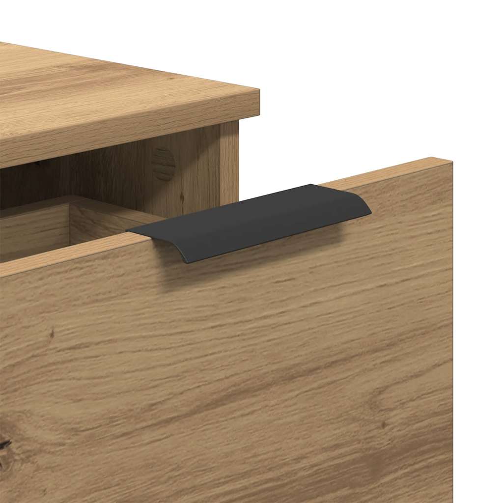 Sideboard Artisan Oak 30x30x70 cm Engineered Wood