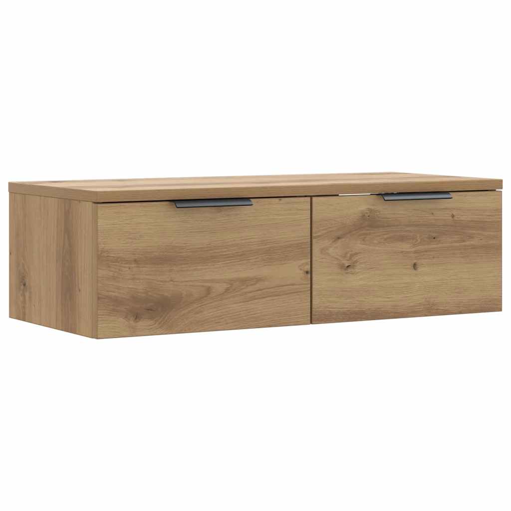 Wall Cabinet Artisan Oak 68x30x20 cm Engineered Wood