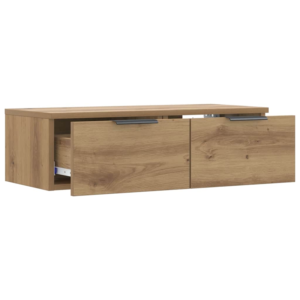 Wall Cabinet Artisan Oak 68x30x20 cm Engineered Wood