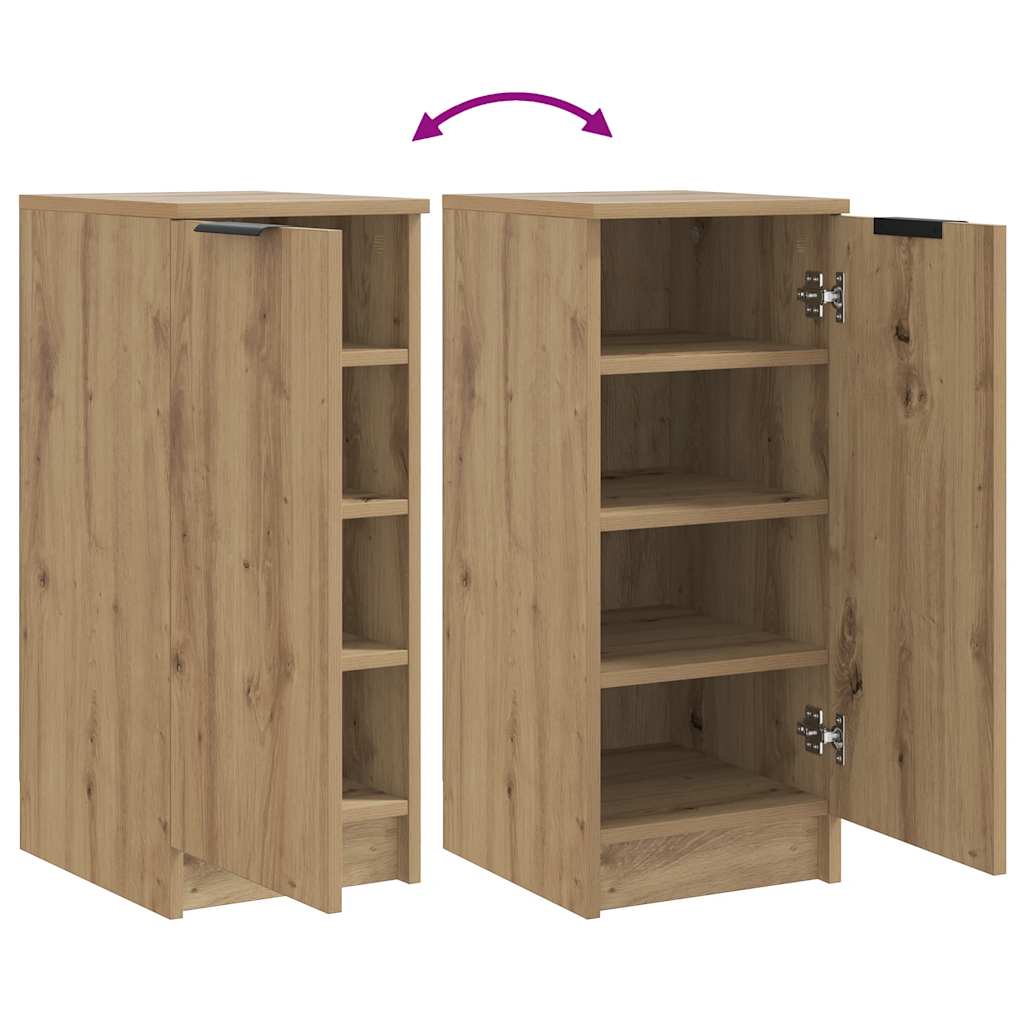 Shoe Cabinet Artisan Oak 29.5x35x70 cm Engineered Wood