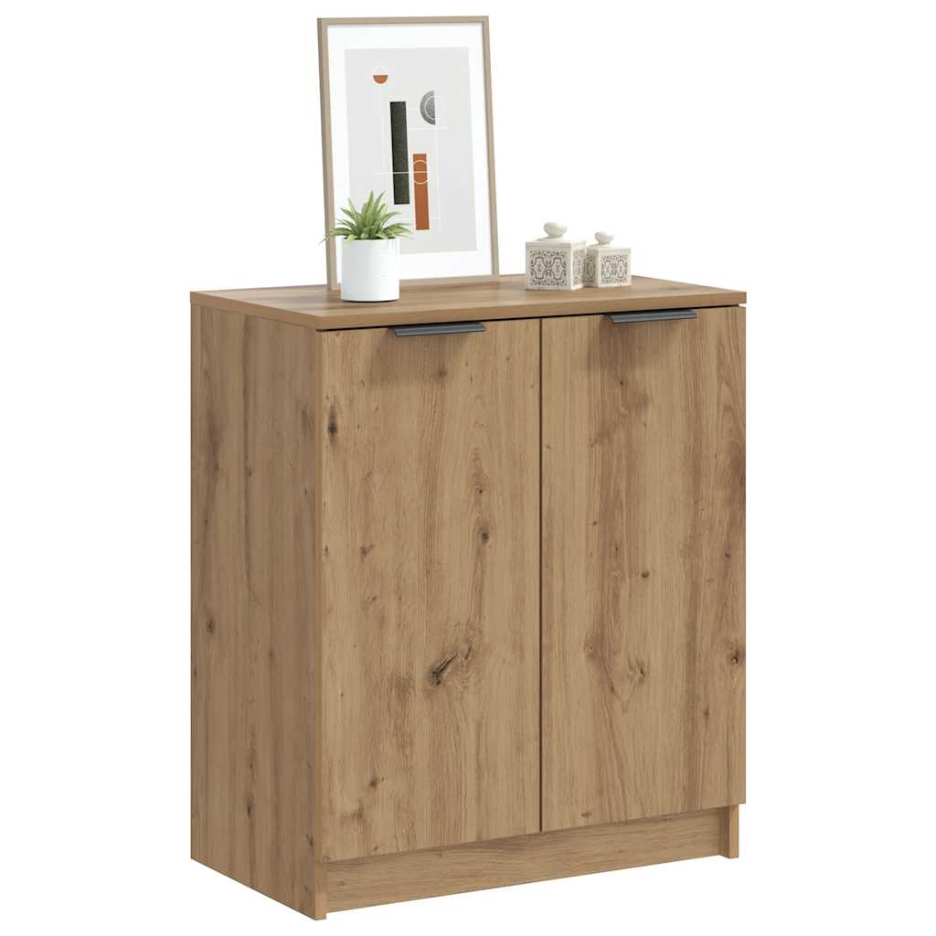 Shoe Cabinet Artisian Oak 59x35x70 cm Engineered Wood