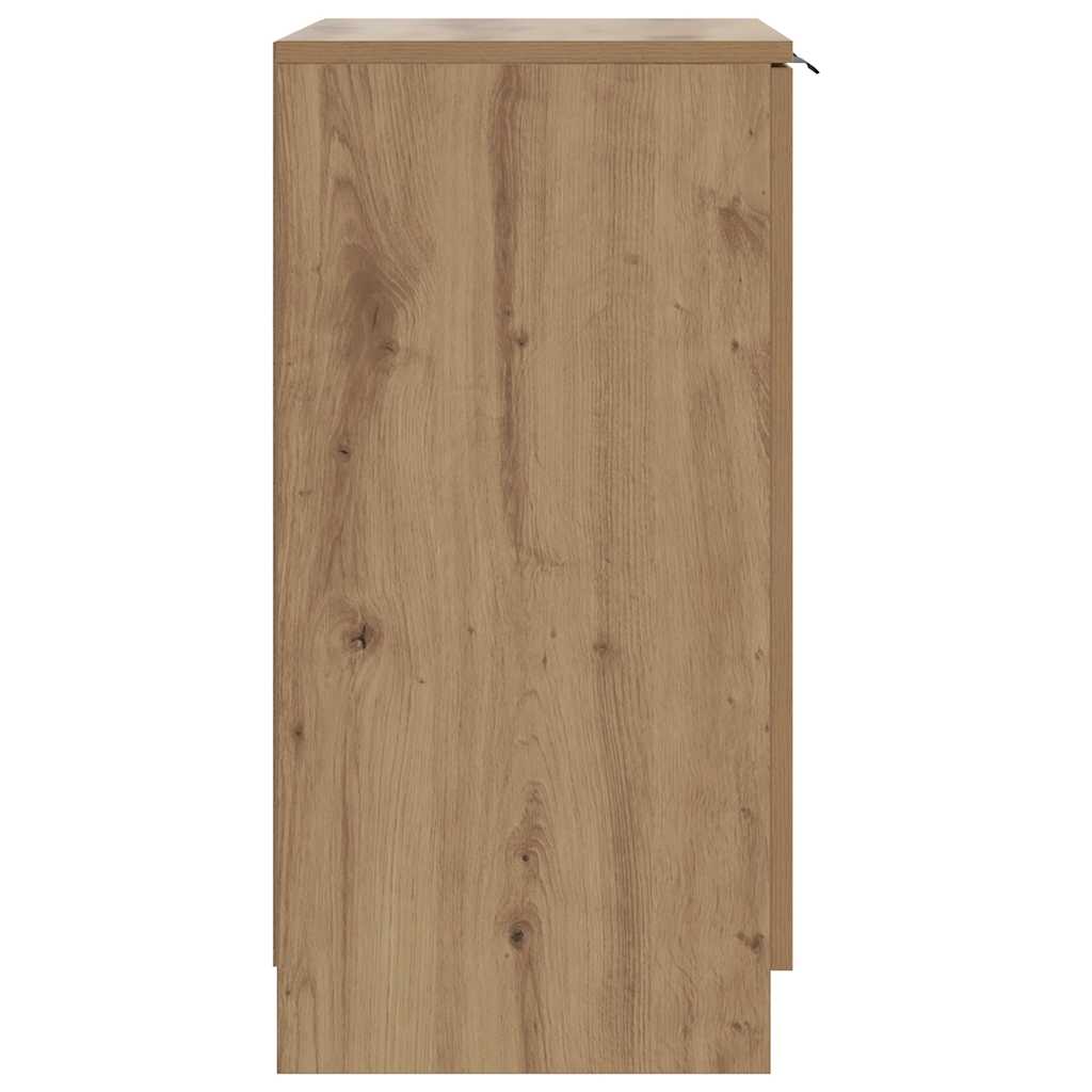 Shoe Cabinet Artisian Oak 59x35x70 cm Engineered Wood
