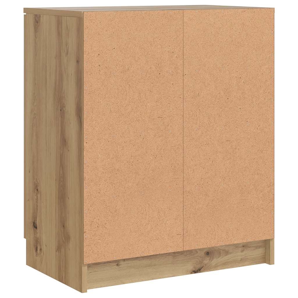 Shoe Cabinet Artisian Oak 59x35x70 cm Engineered Wood