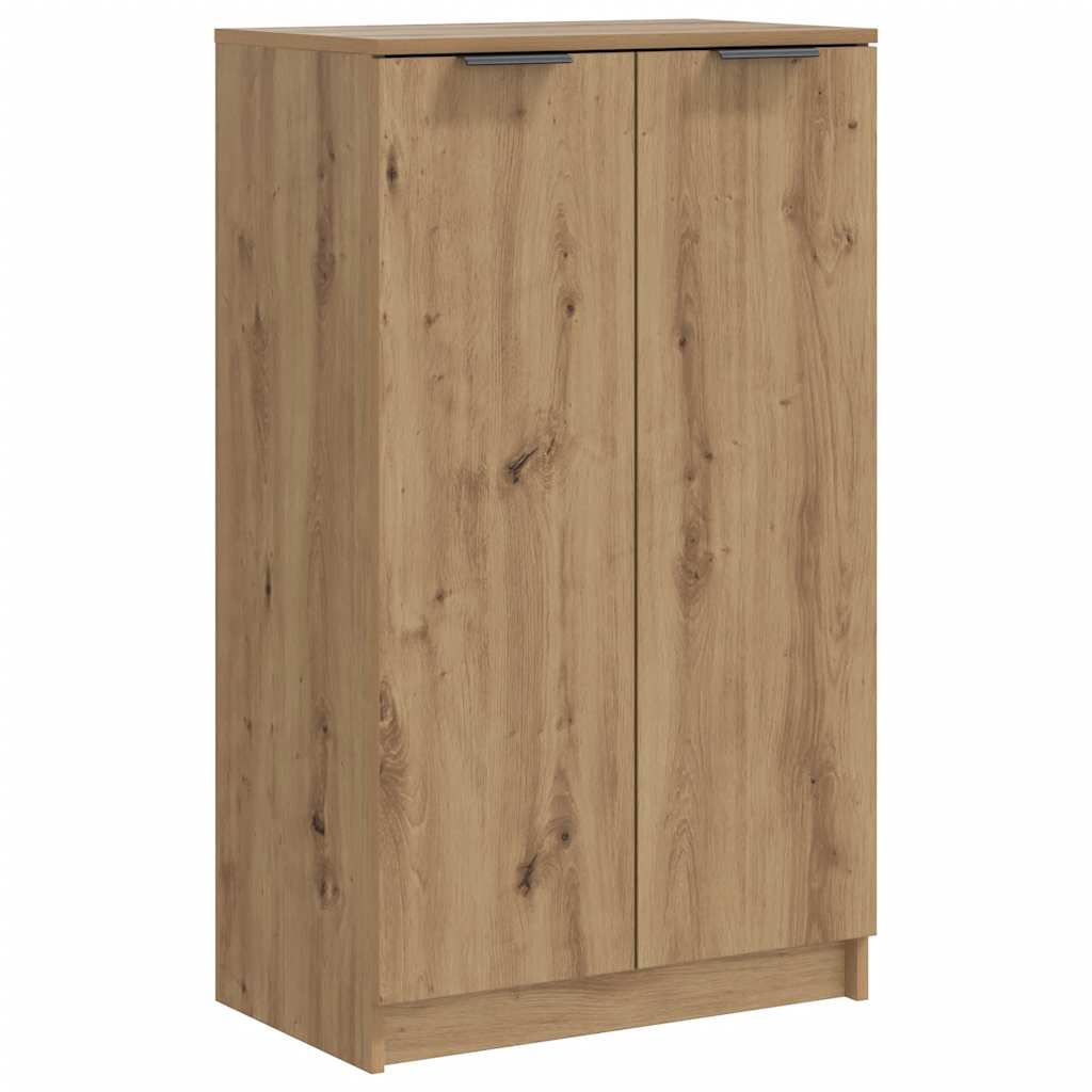 Shoe Cabinet Artisian Oak 59x35x100.5 cm Engineered Wood