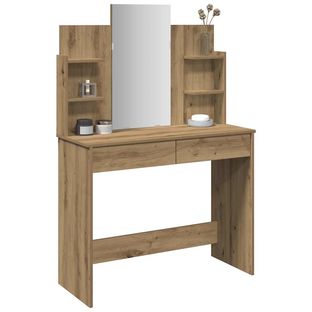 Dressing Table With Mirror 96X39X142 Cm