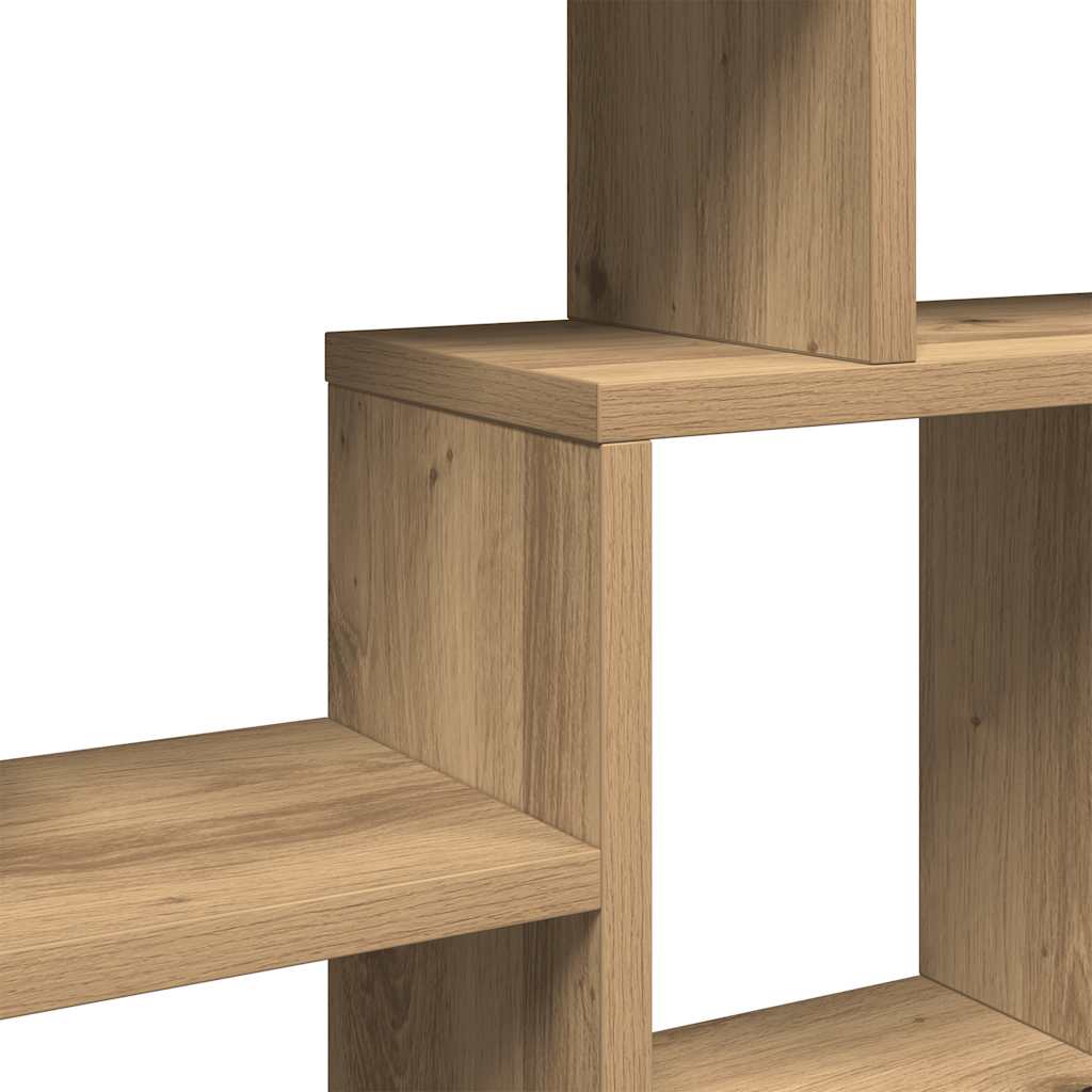 Wall Shelf Artisan Oak 85x16x52.5 cm Engineered Wood