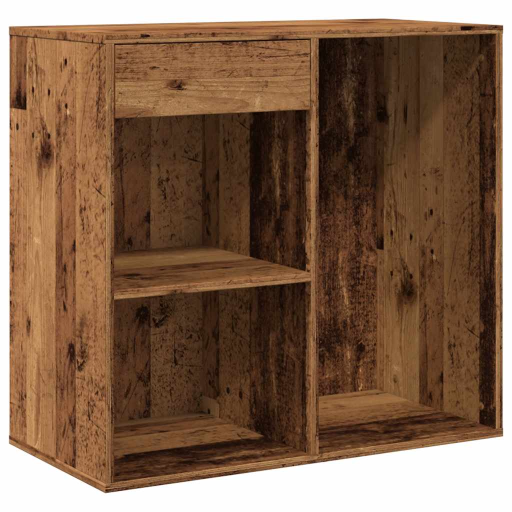 Cosmetic Cabinet Old Wood 80x40x75 cm Engineered Wood