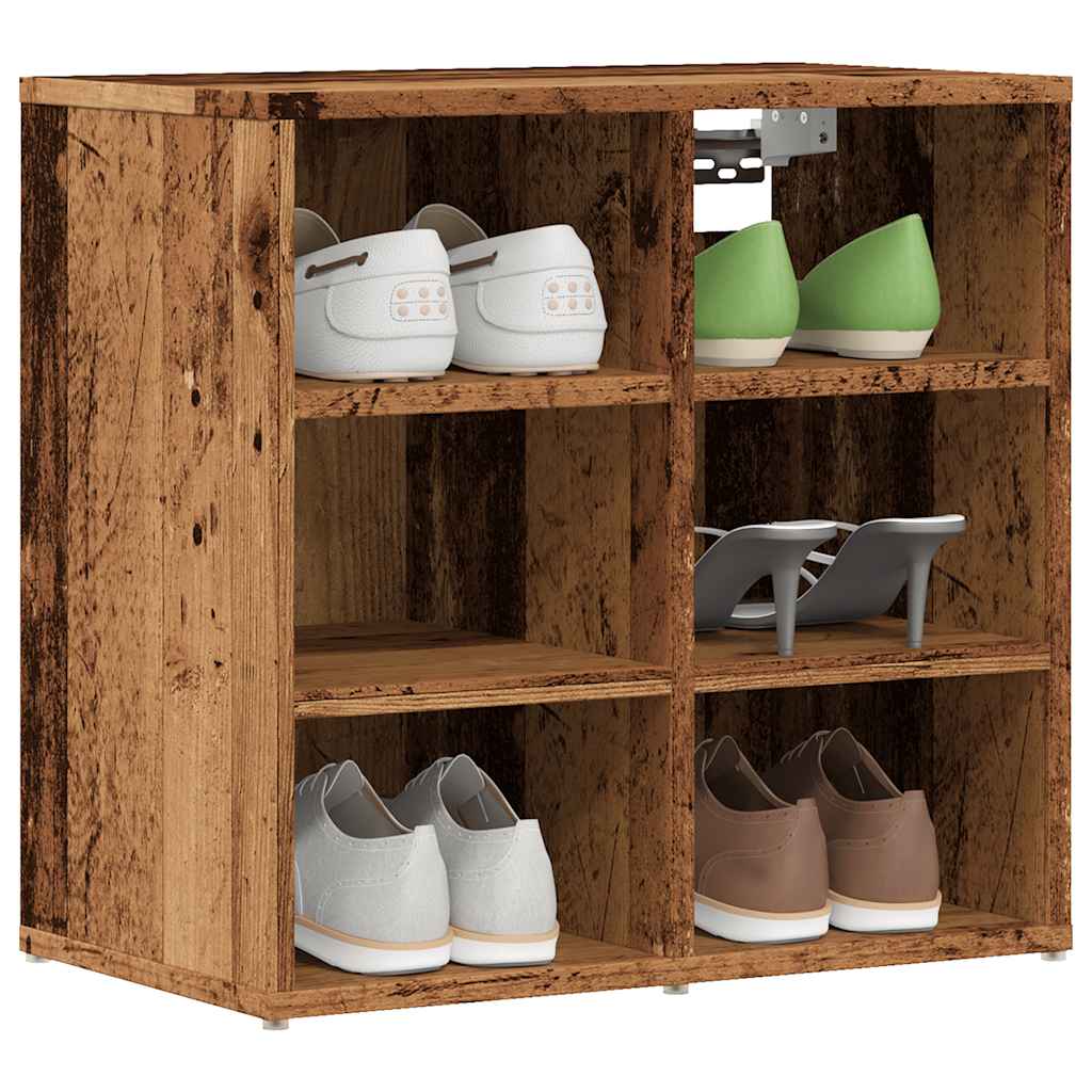 Shoe Cabinet Old Wood 52x30x50 cm