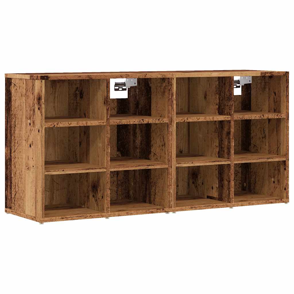 Shoe Cabinets 2 pcs Old Wood 52x30x50 cm