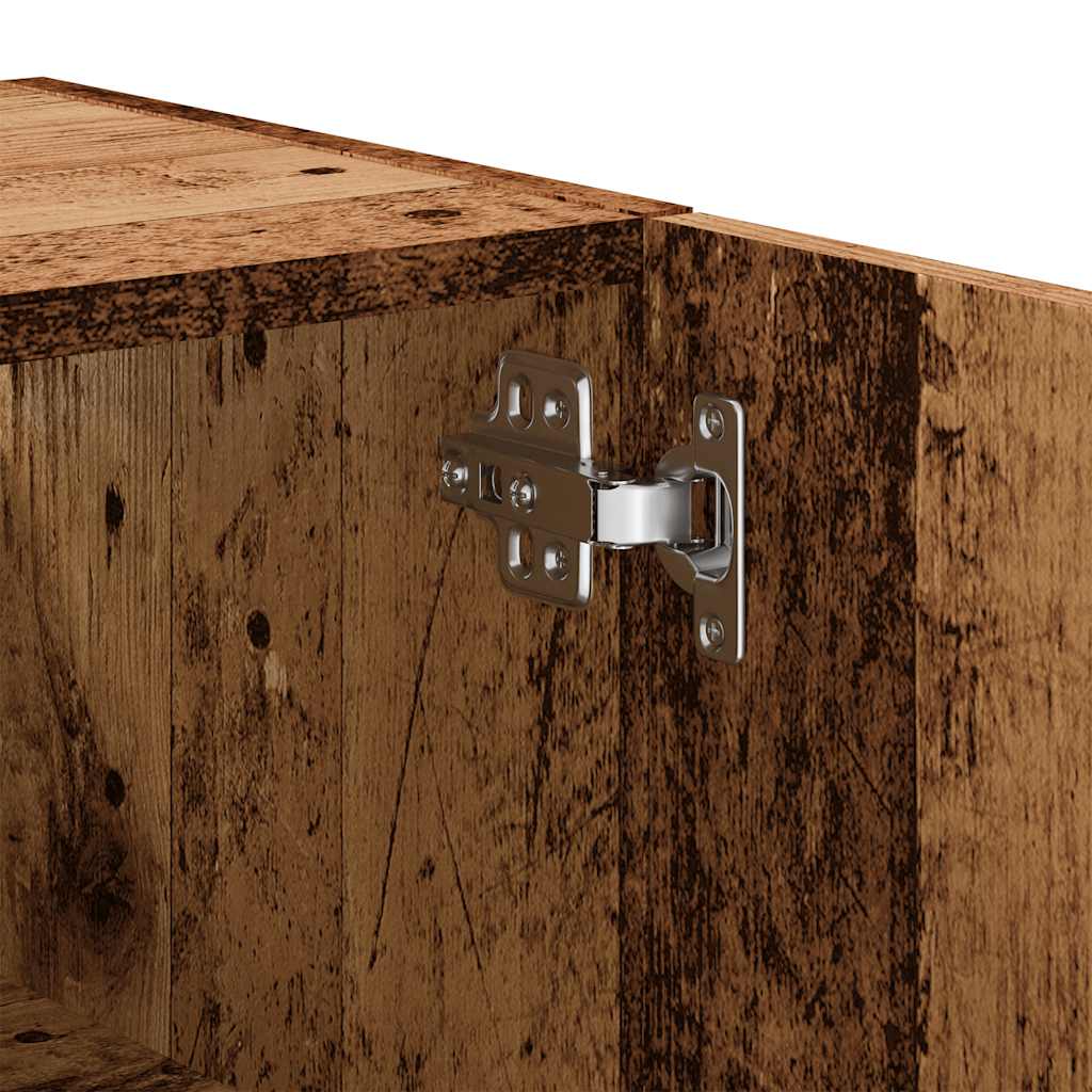 Wall Cabinet Old Wood 60x31x70 cm Engineered Wood