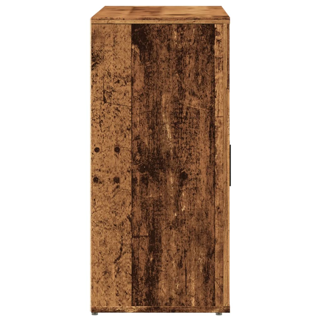 Sideboard Old Wood 80x33x70 cm Engineered Wood