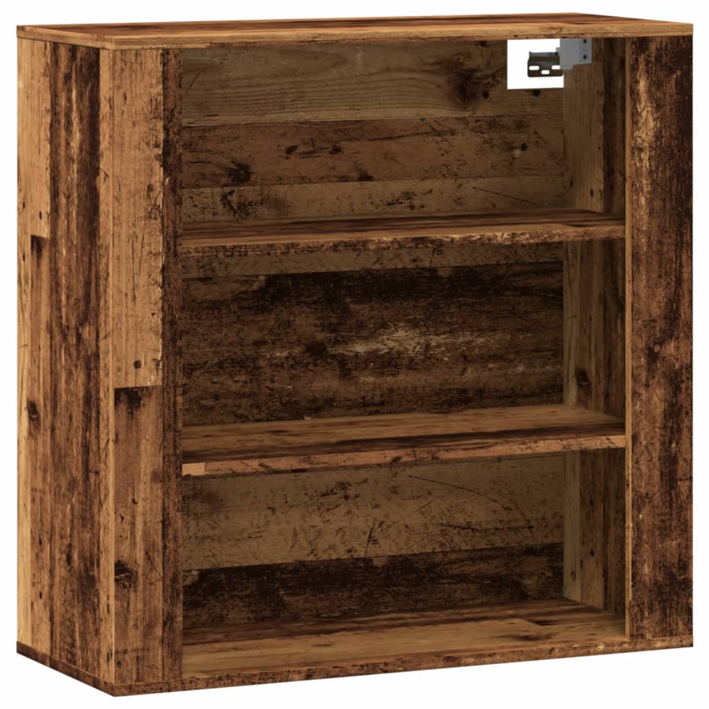 Wall Cabinet Old Wood 80x33x80 cm Engineered Wood