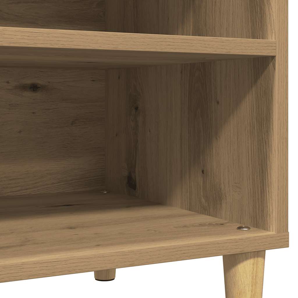 Record Cabinet Artisan Oak 84.5x38x48 cm Engineered Wood
