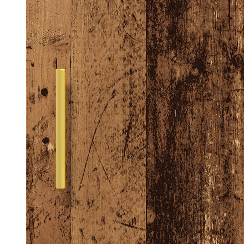 Sideboard Old Wood 34.5x34x90 cm Engineered Wood