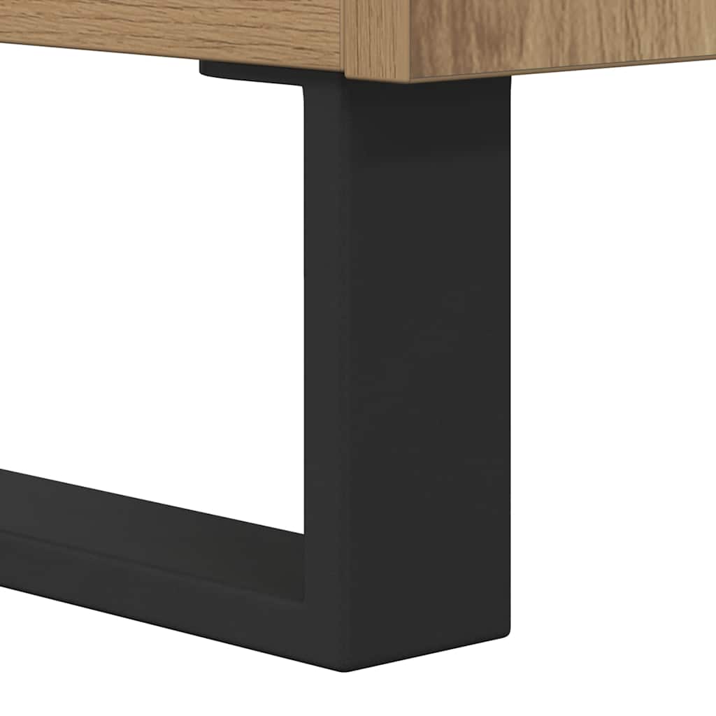 Record Cabinet Artisan Oak 84.5x38x48 cm Engineered Wood