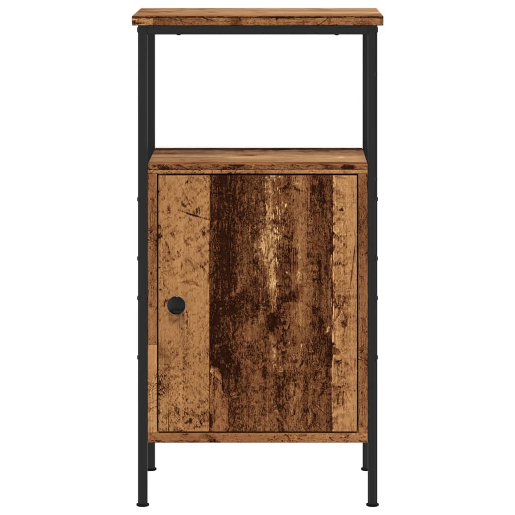 Bedside Cabinet Old Wood 41x31x80 cm Engineered Wood