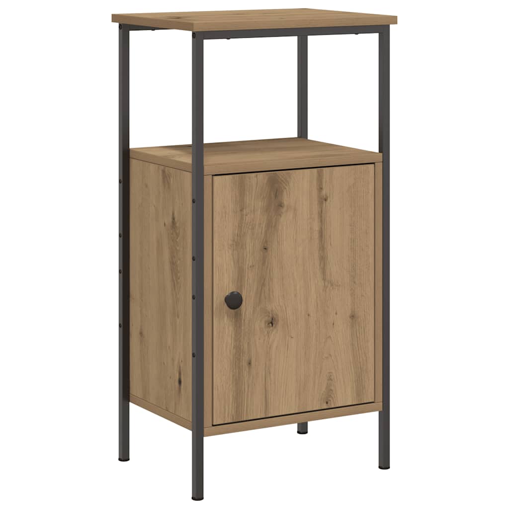 Bedside Cabinet Artisan Oak 41x31x80 cm Engineered Wood
